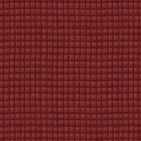 Dark Red Plaid 6.25 Inch