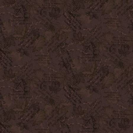 Black/Brown Mixed Media Leaves 8.3 Inch