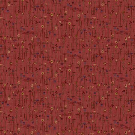 Dark Red Stick Flowers 3.1 Inch