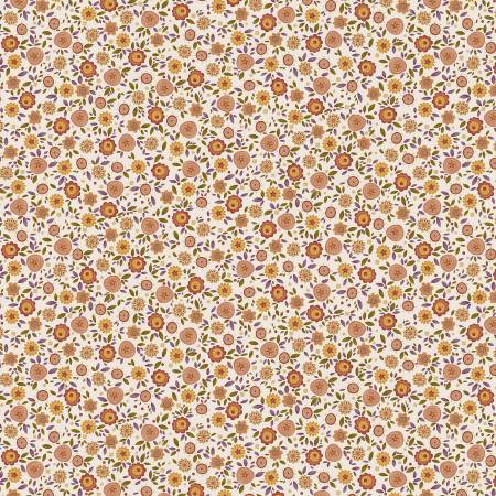 Cream Calico 5 Inch
