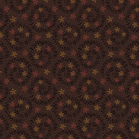 Dark Brown Sprig 3.1 Inch