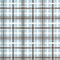 Covered Bridges in Winter Plaid Iceberg