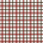 Covered Bridges in Winter Plaid Barn Red